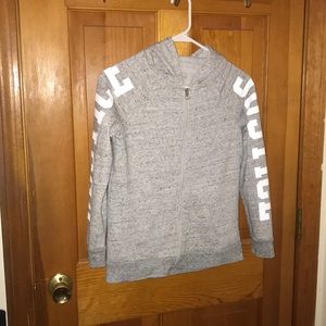 Girls Justice hooded full zip sweatshirt